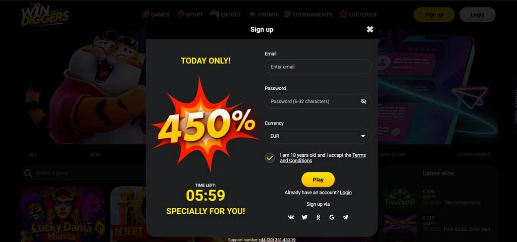 Win Diggers Gambling Enterprise Top Gamings